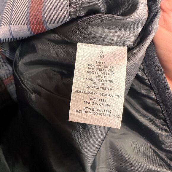 Swiss Alps Boys Plaid Hooded Jacket Size Small 8 New with tags - Picture 2 of 5